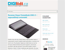 Tablet Screenshot of digilidi.cz